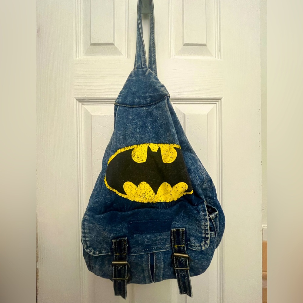 Vintage crossbody Batman Backpack